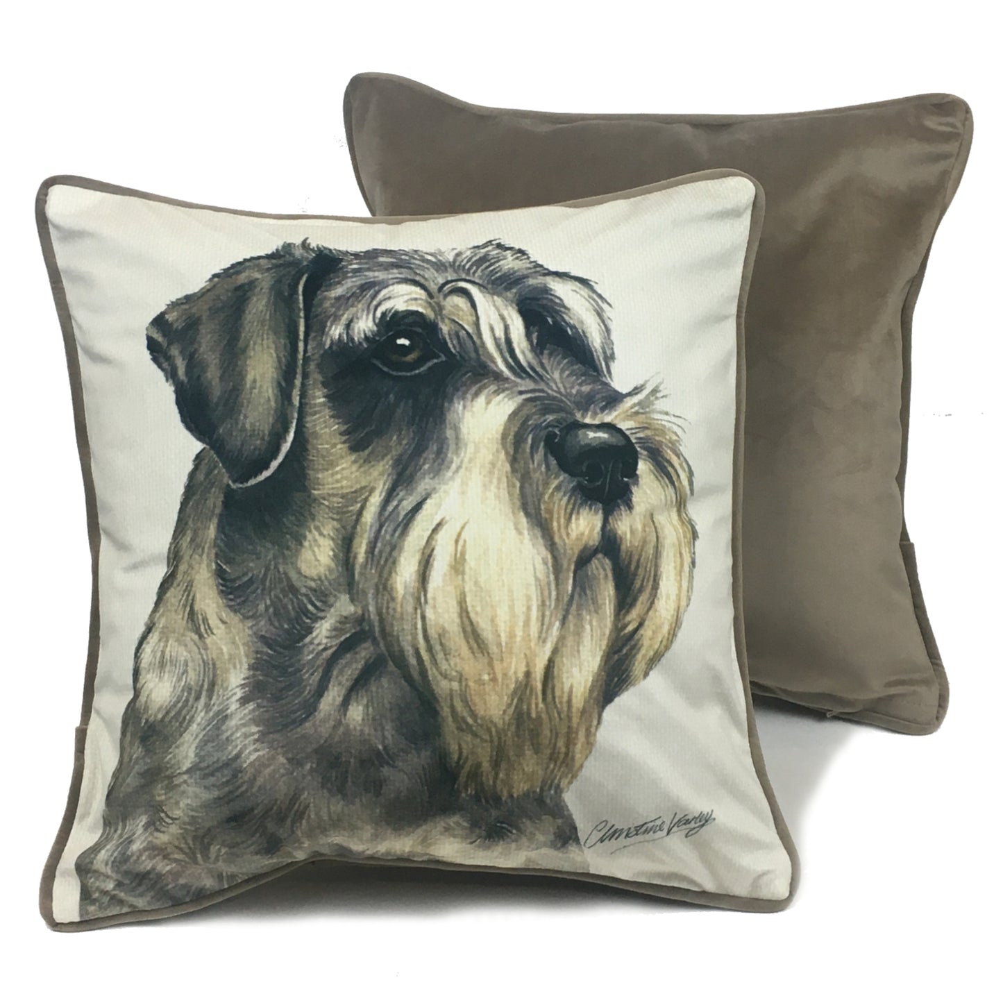 Dog Print Cushion