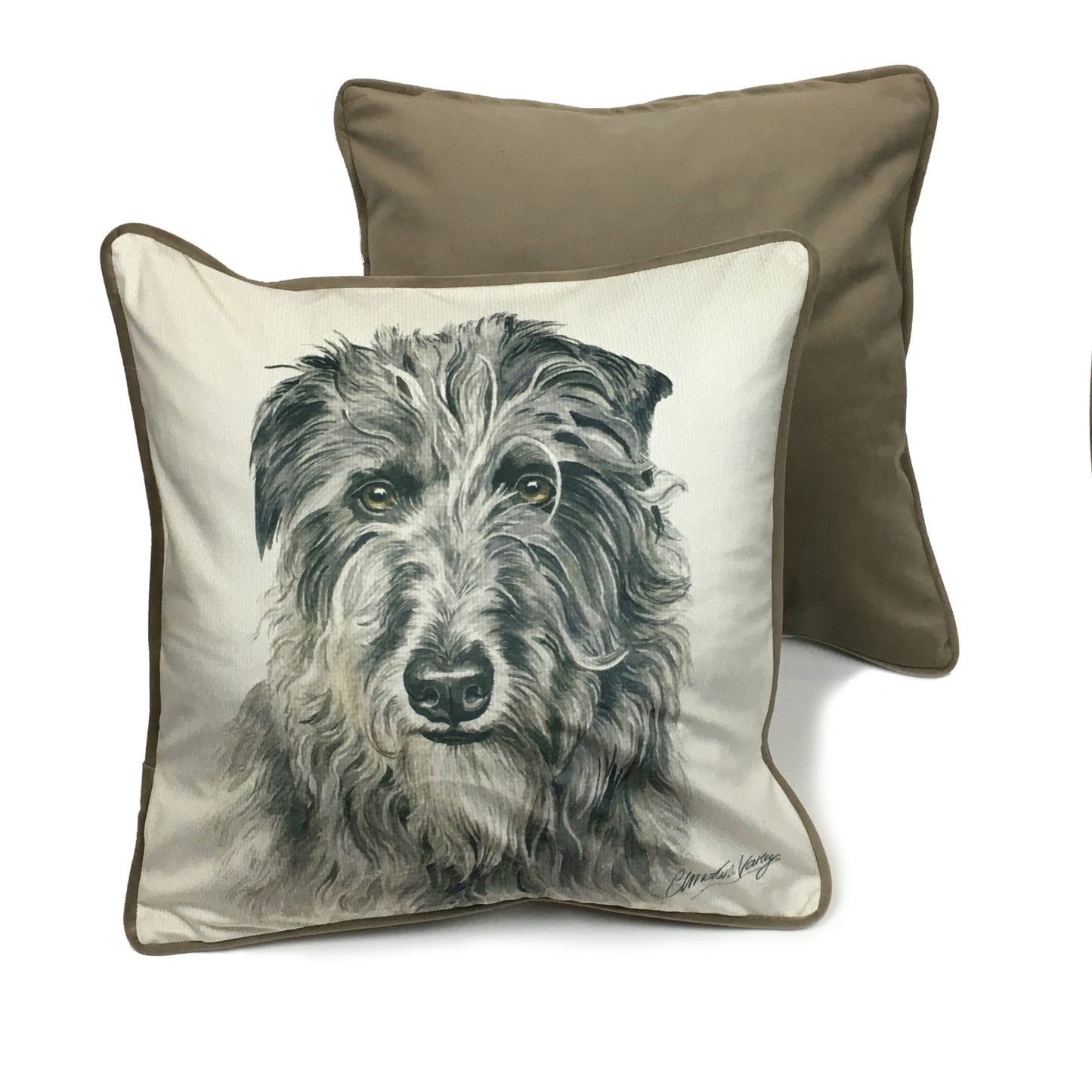 Dog Print Cushion