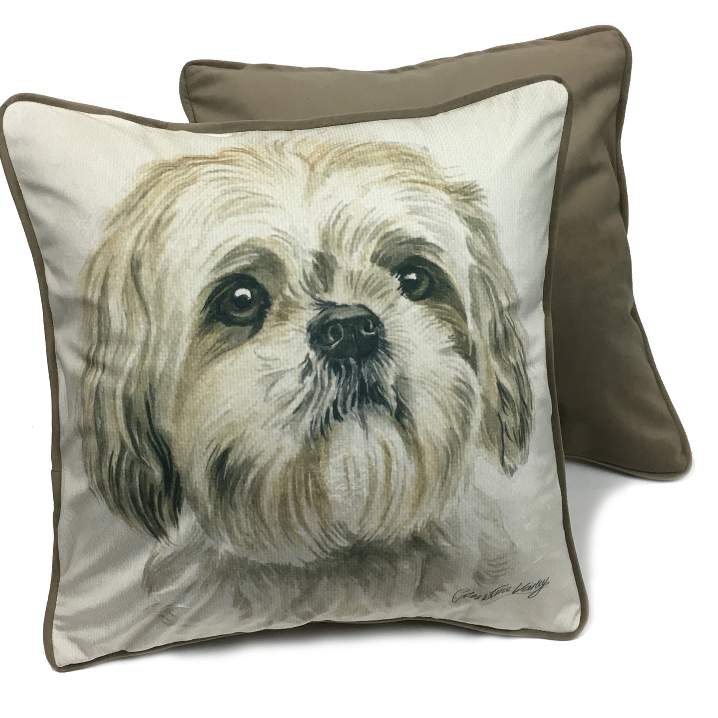 Dog Print Cushion