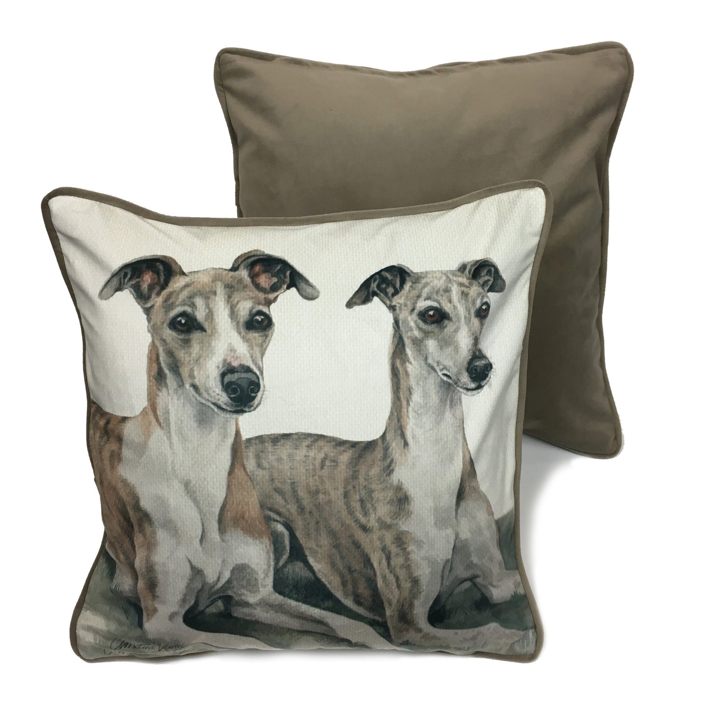 Dog Print Cushion