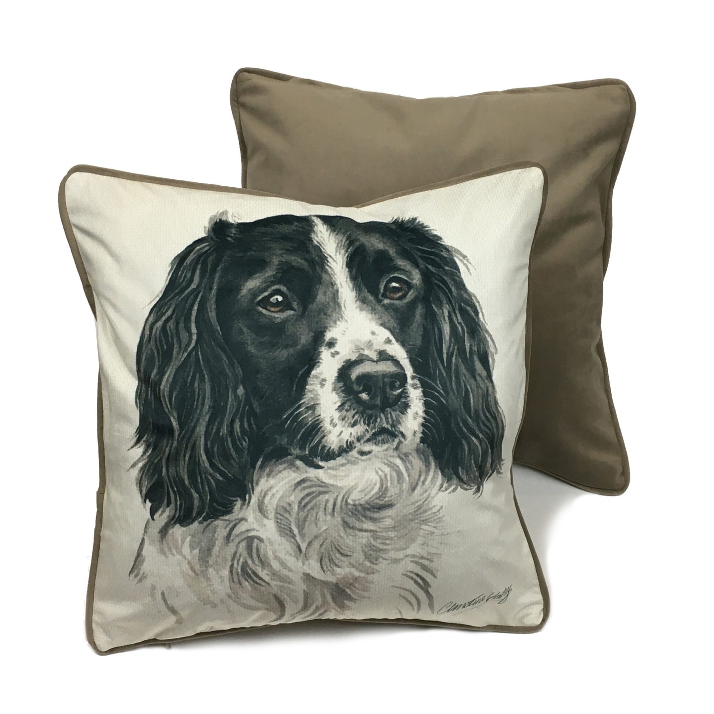 Dog Print Cushion