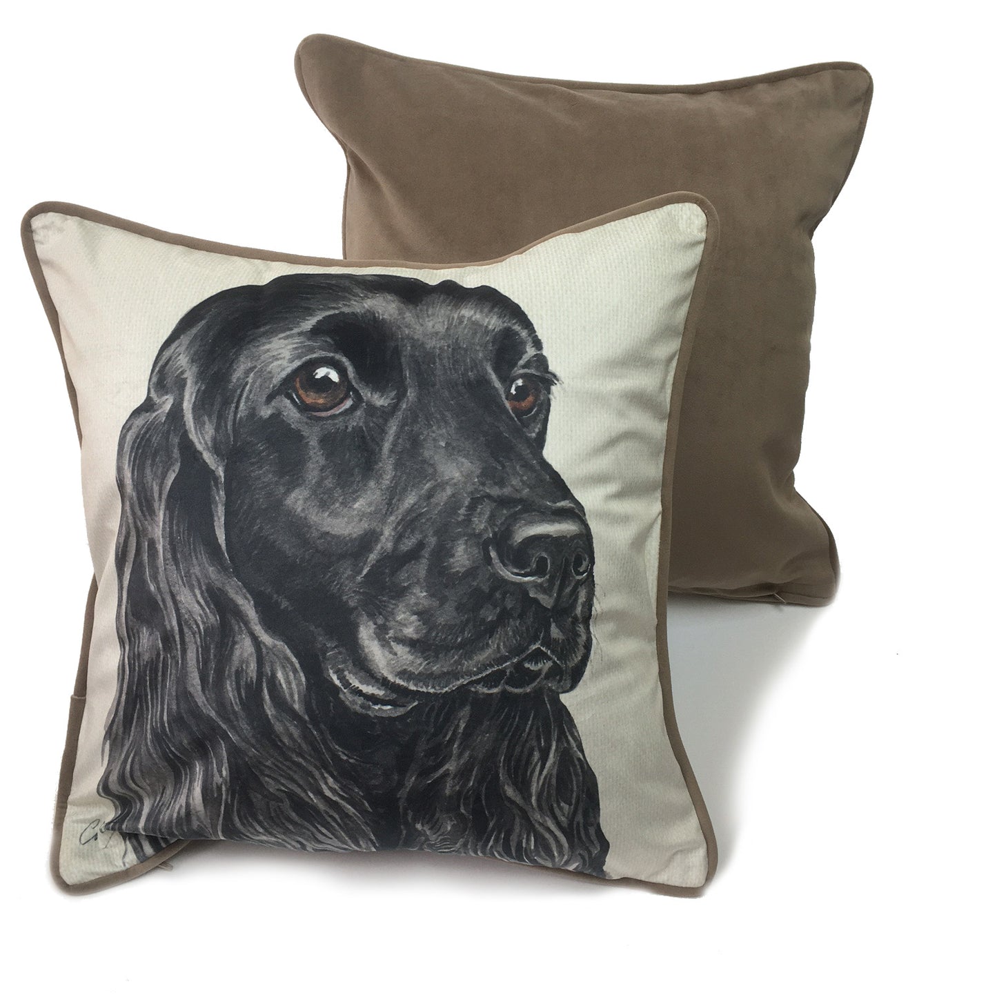 Dog Print Cushion