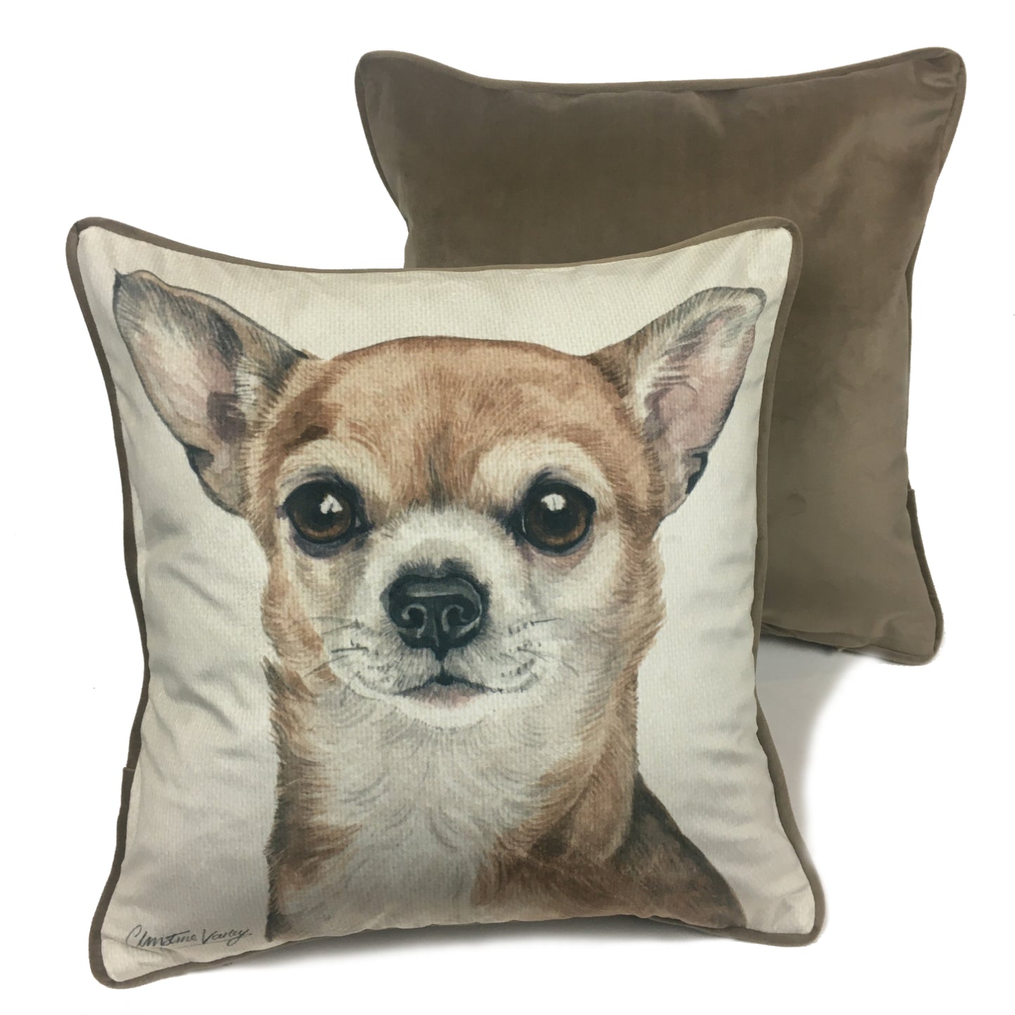 Dog Print Cushion