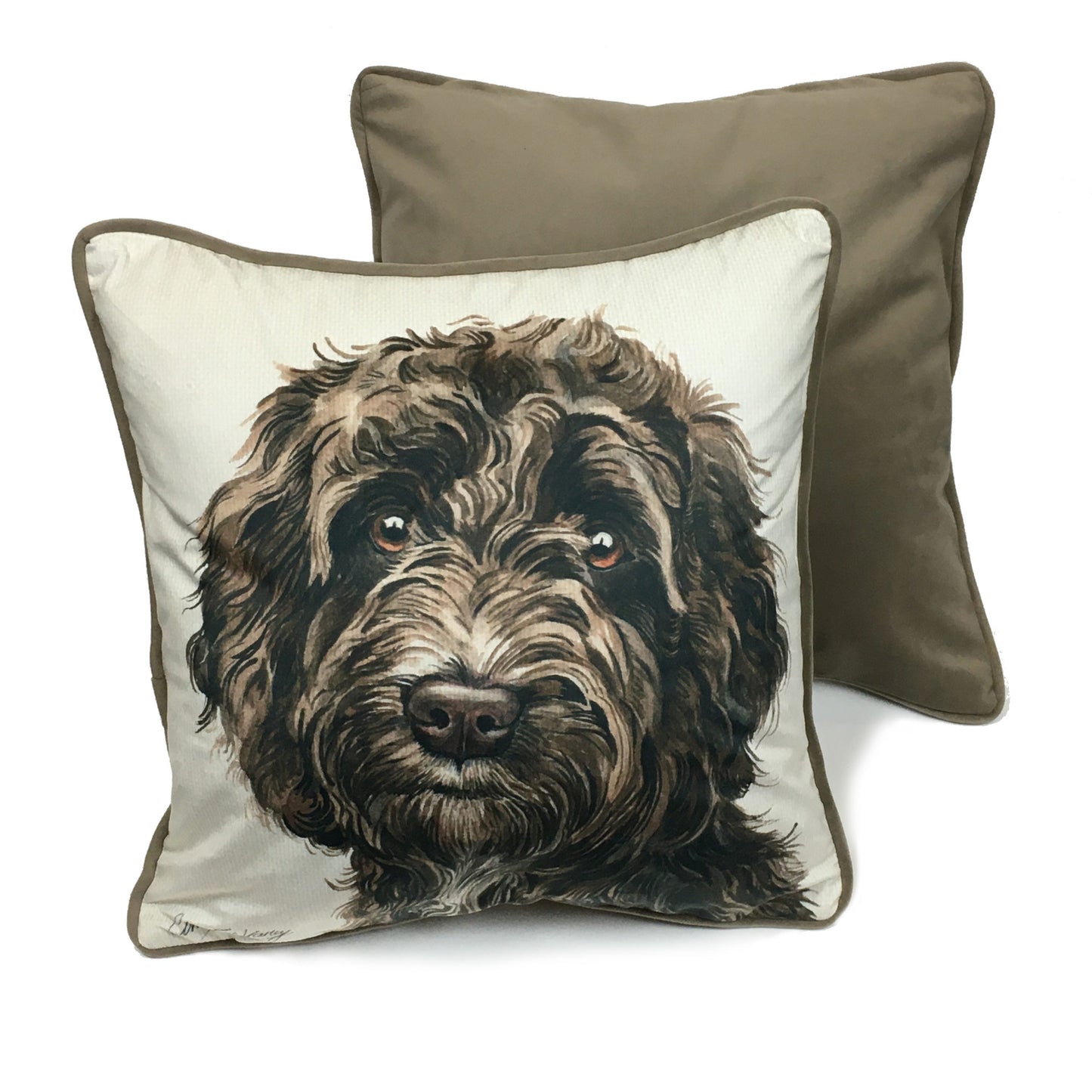 Dog Print Cushion