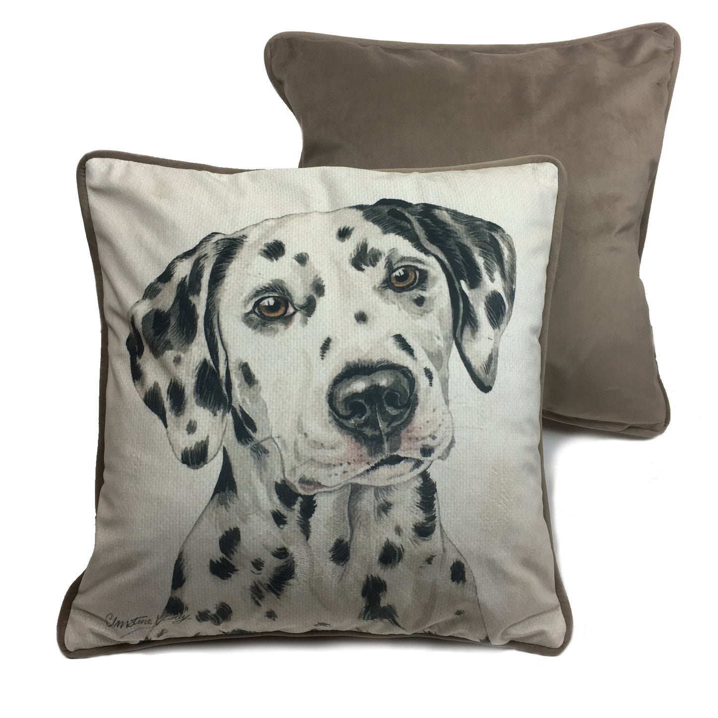 Dog Print Cushion