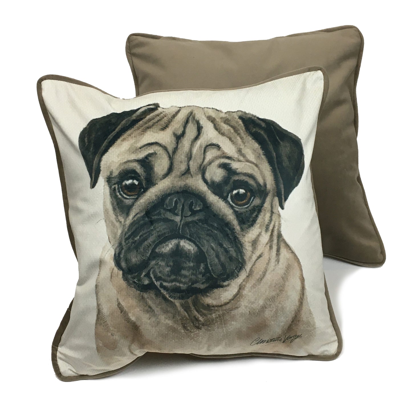 Dog Print Cushion