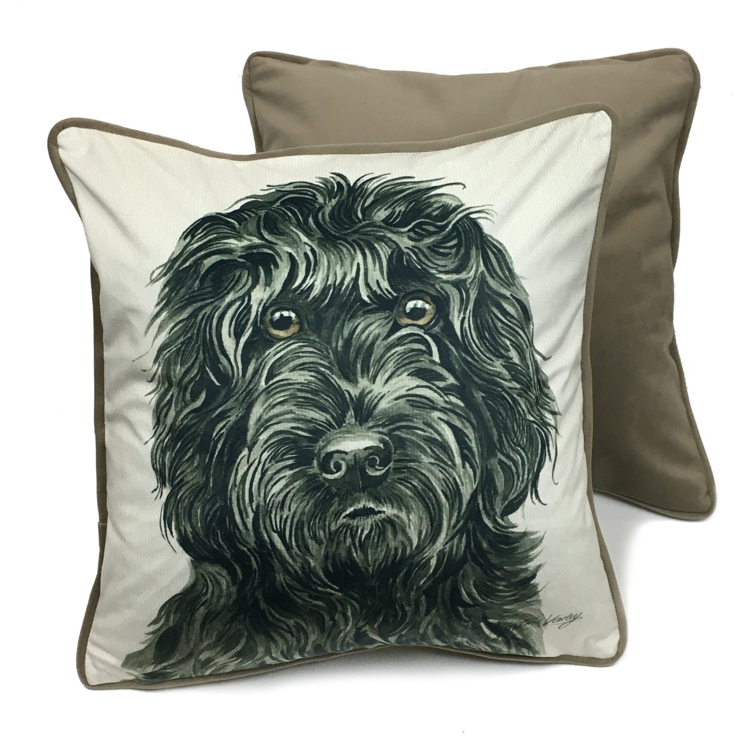 Dog Print Cushion