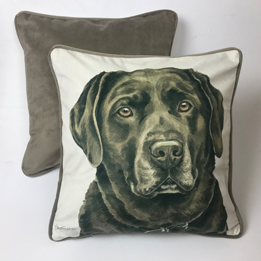 Dog Print Cushion