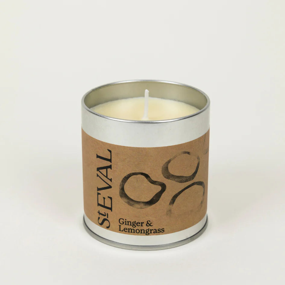 Ginger & Lemongrass Scented Candle