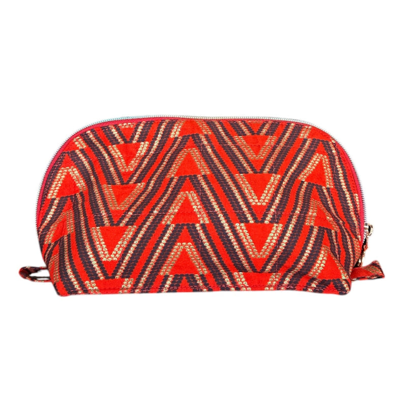 Handmade Cosmetic Bag Red