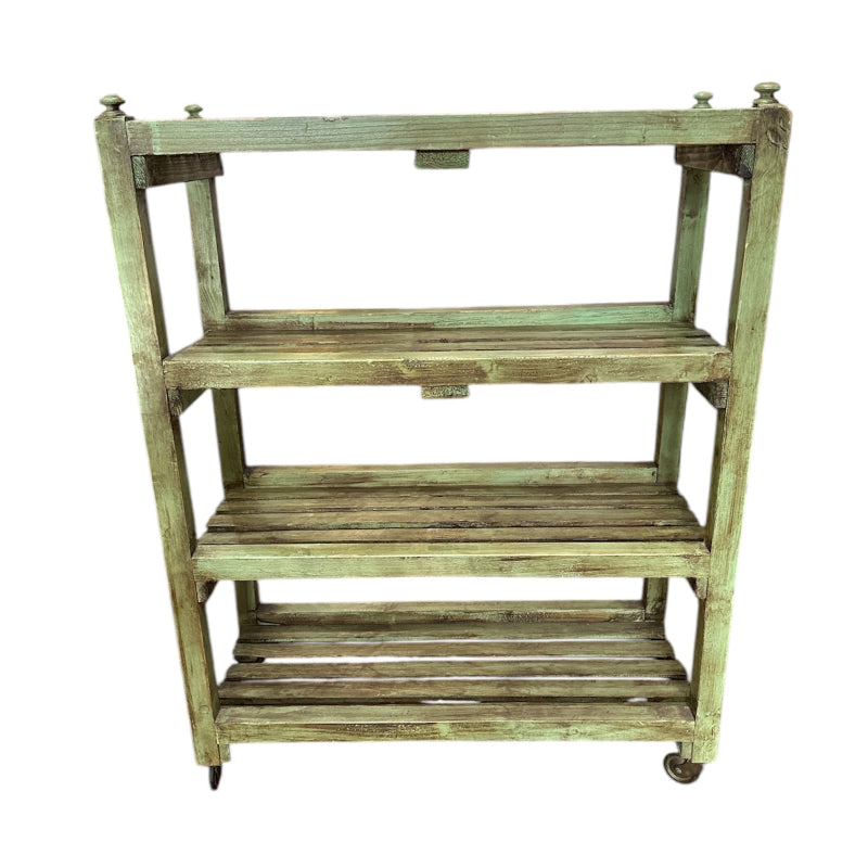 Vintage Shelf Unit with Castors