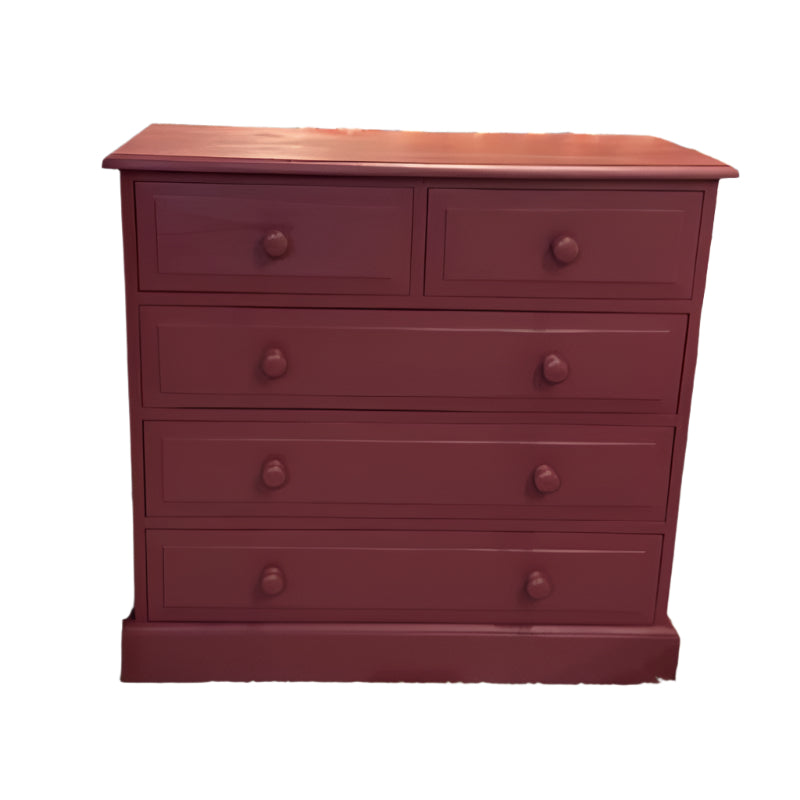 Drawer Chest in Maroon