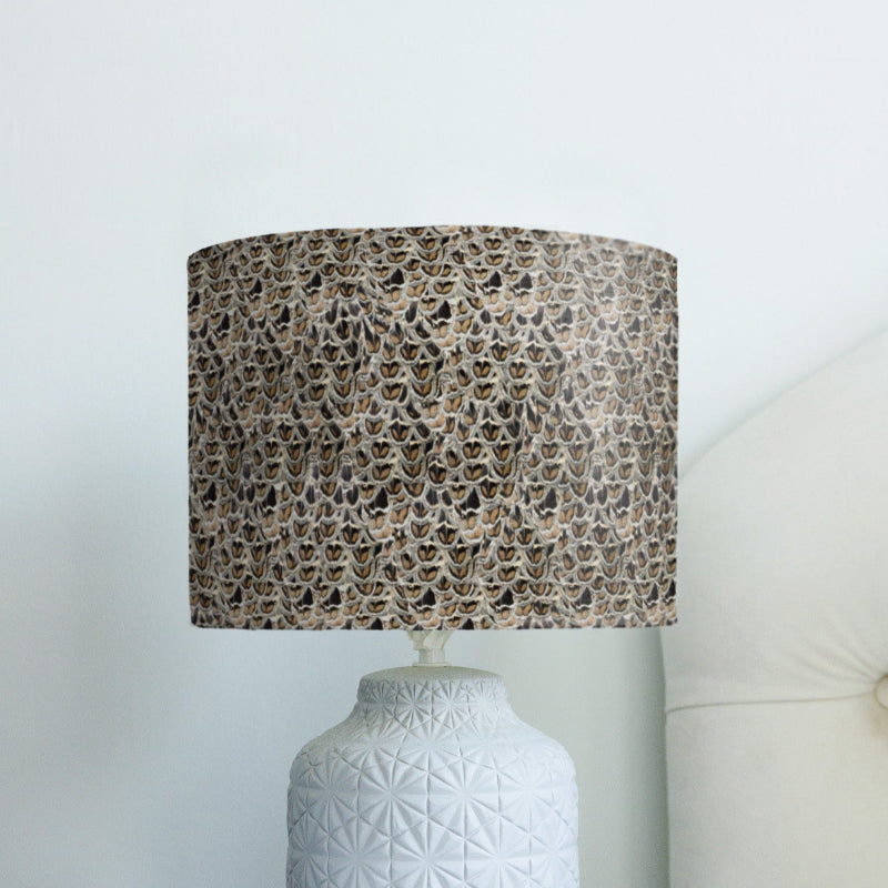 Drum Lampshade Hen Pheasant