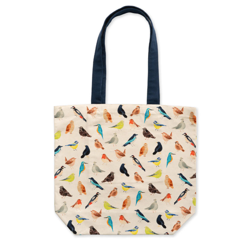 Bird Pattern Tote Bag
