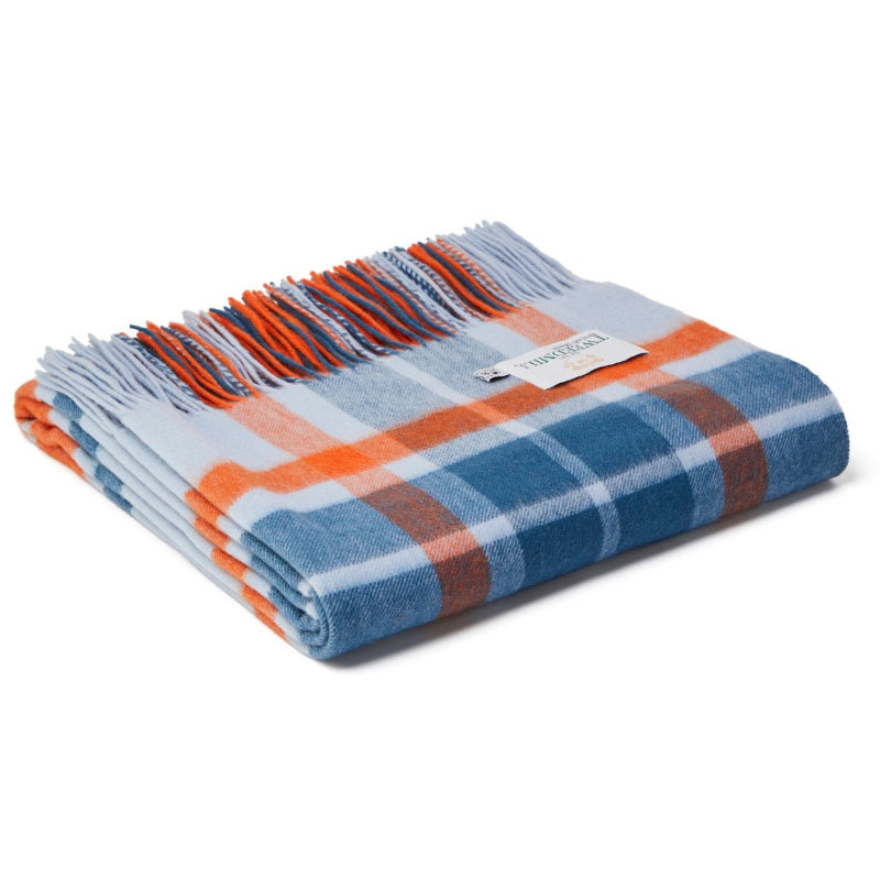 Lambswool Bright Check Santorini