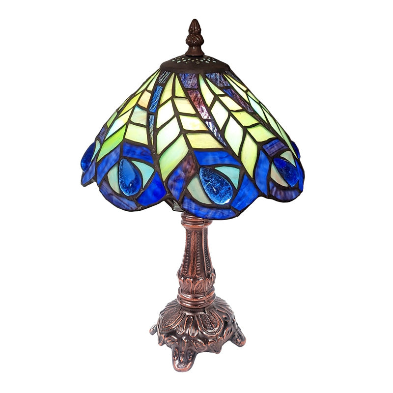 Peacock Tiffany Table Lamp