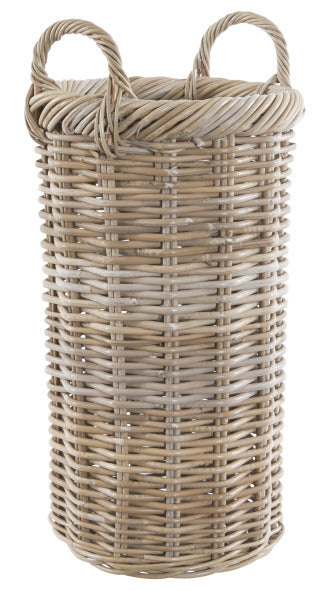 Grey Ratten Umbrella Basket