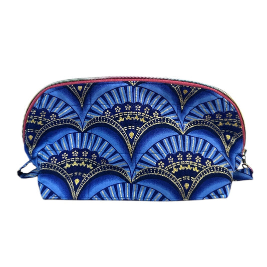 Handmade Cosmetic Bag Dark Blue