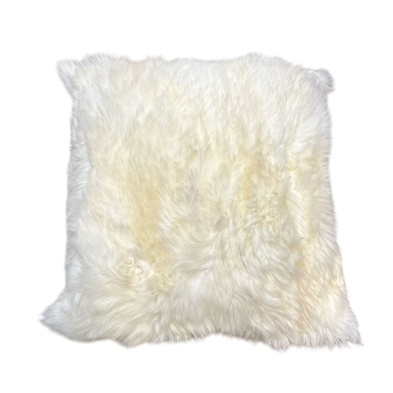 Sheepskin Cushion in Ivory 50x50cm