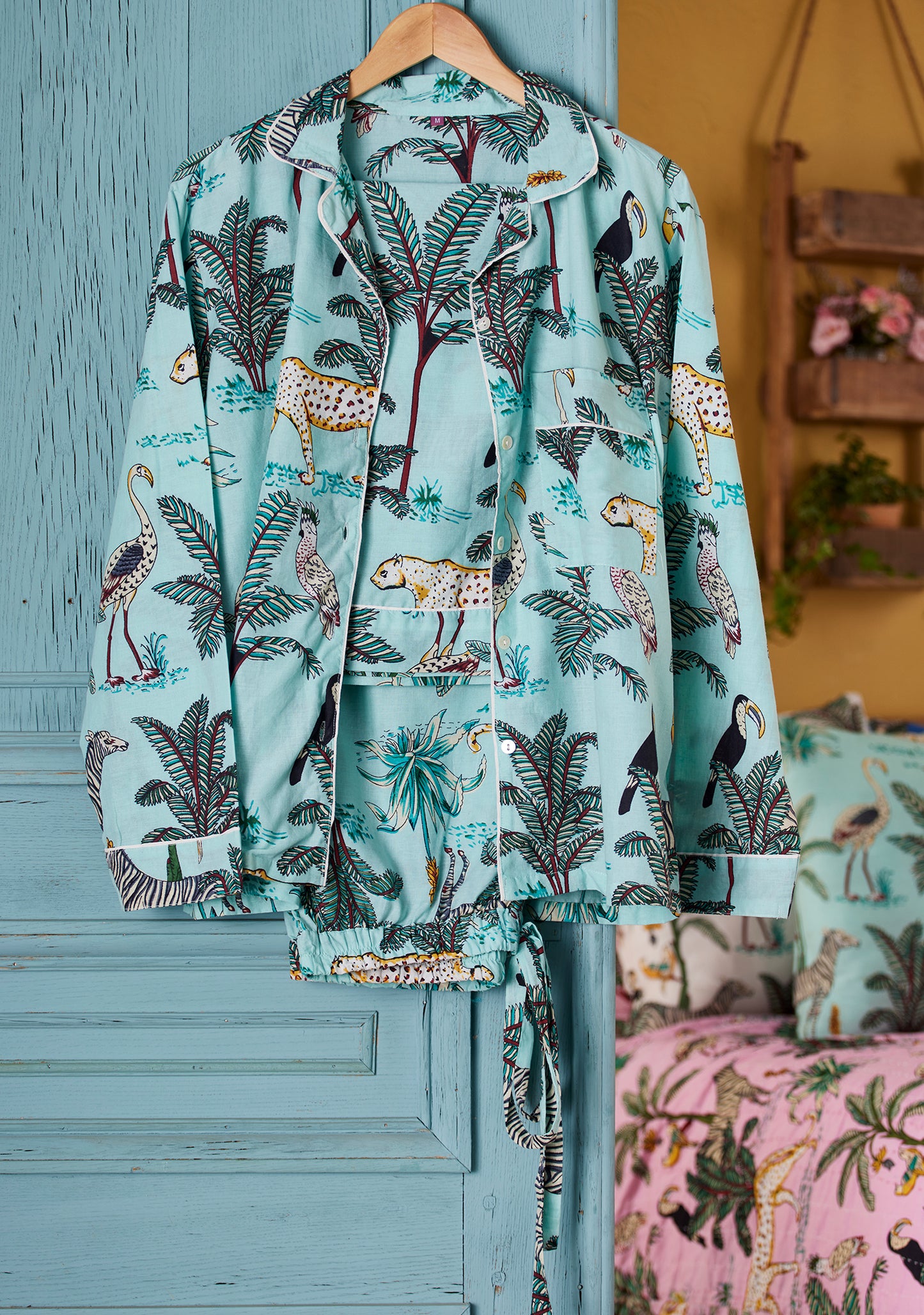 Jungle Print Jade Pyjama Set