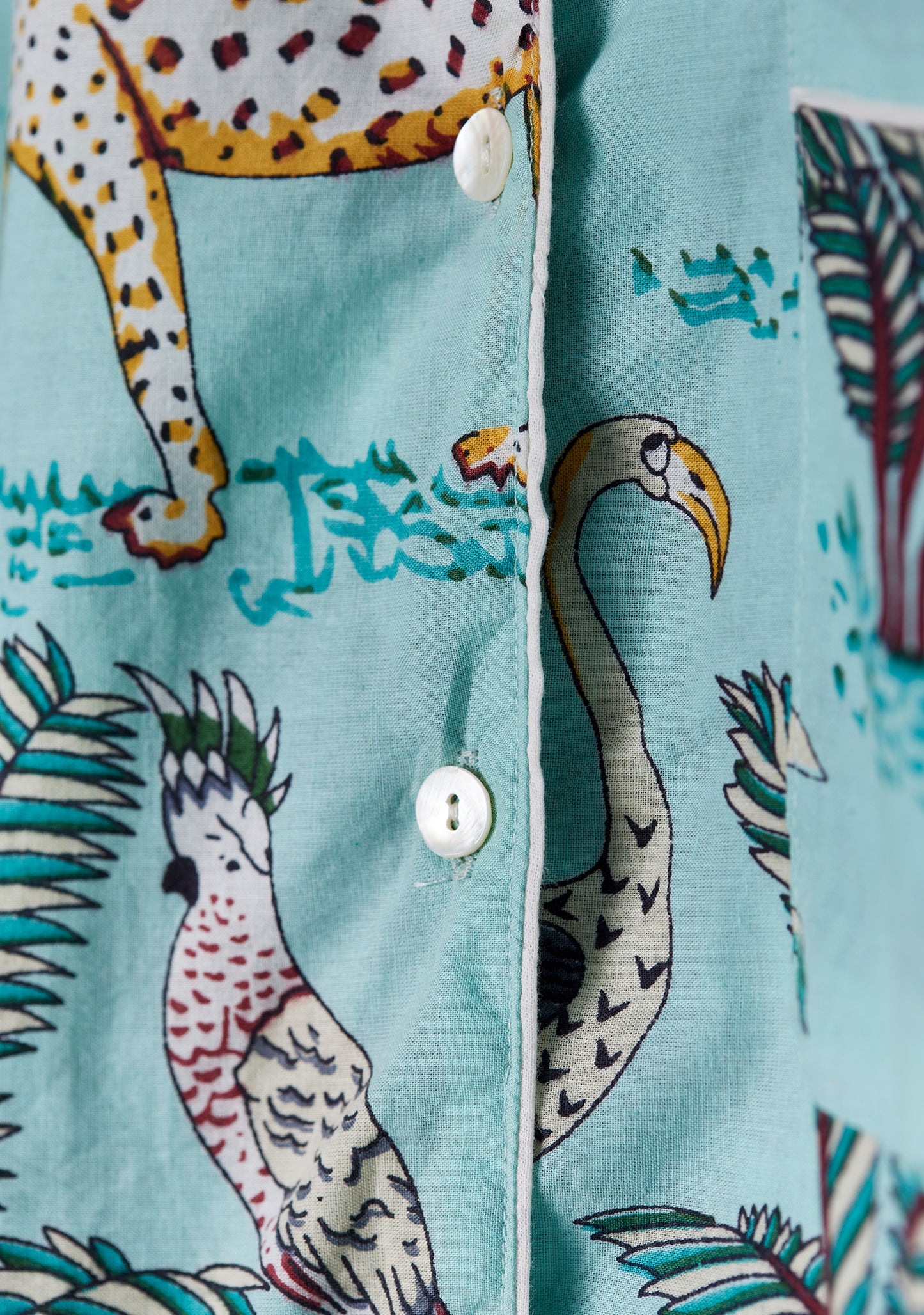 Jungle Print Jade Pyjama Set