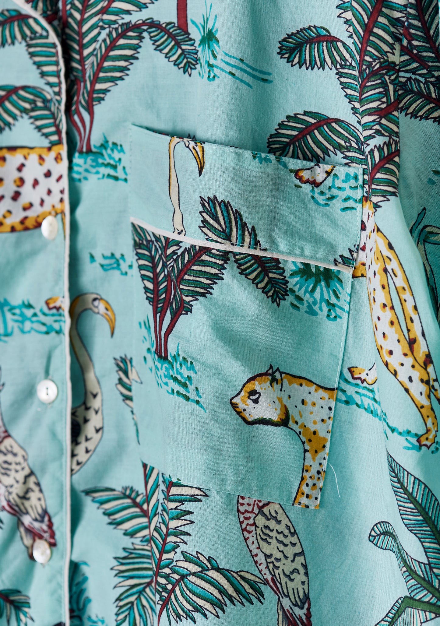 Jungle Print Jade Pyjama Set