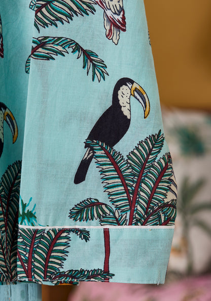 Jungle Print Jade Pyjama Set