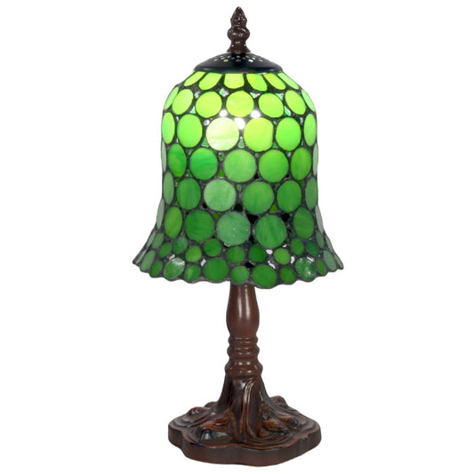 Bell Tiffany Lamp Green Spot