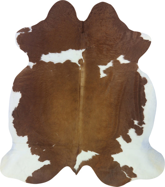 Cowhide Large Brown & White 3-5m - 3.9m