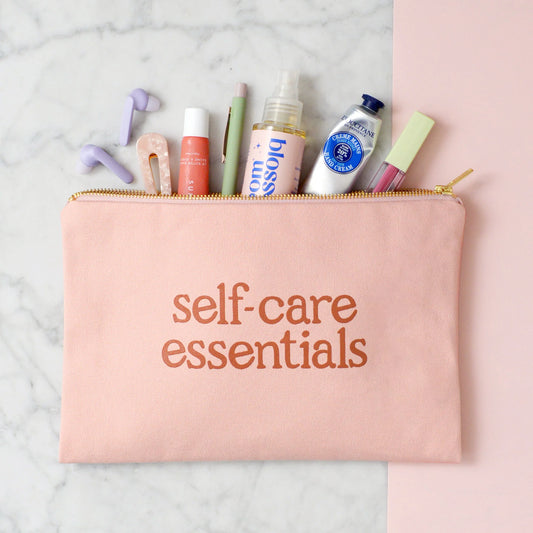 Canvas Pouch Self-Care Essentials