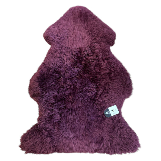 Sheepskin Rug in Mulberry