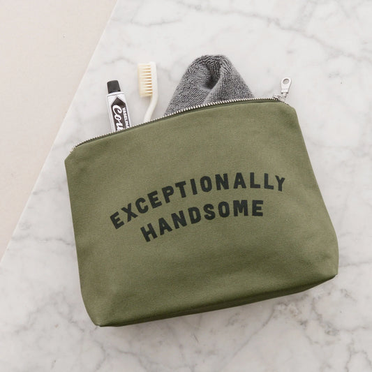 Wash Bag - Handsome in Olive