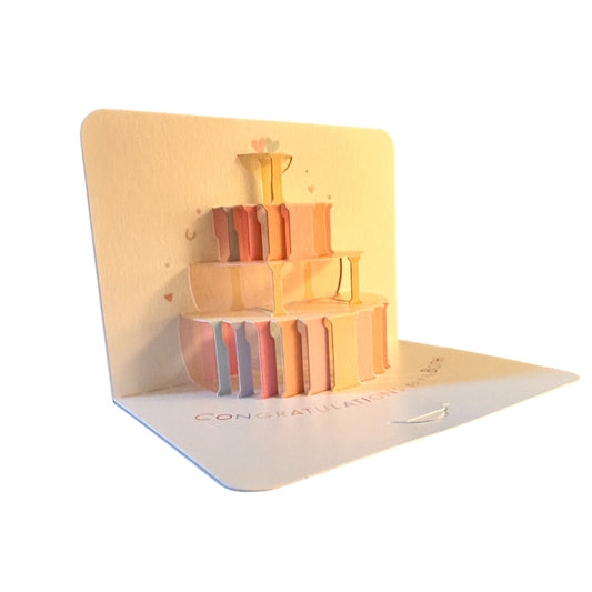 Wedding Cake Popup Card